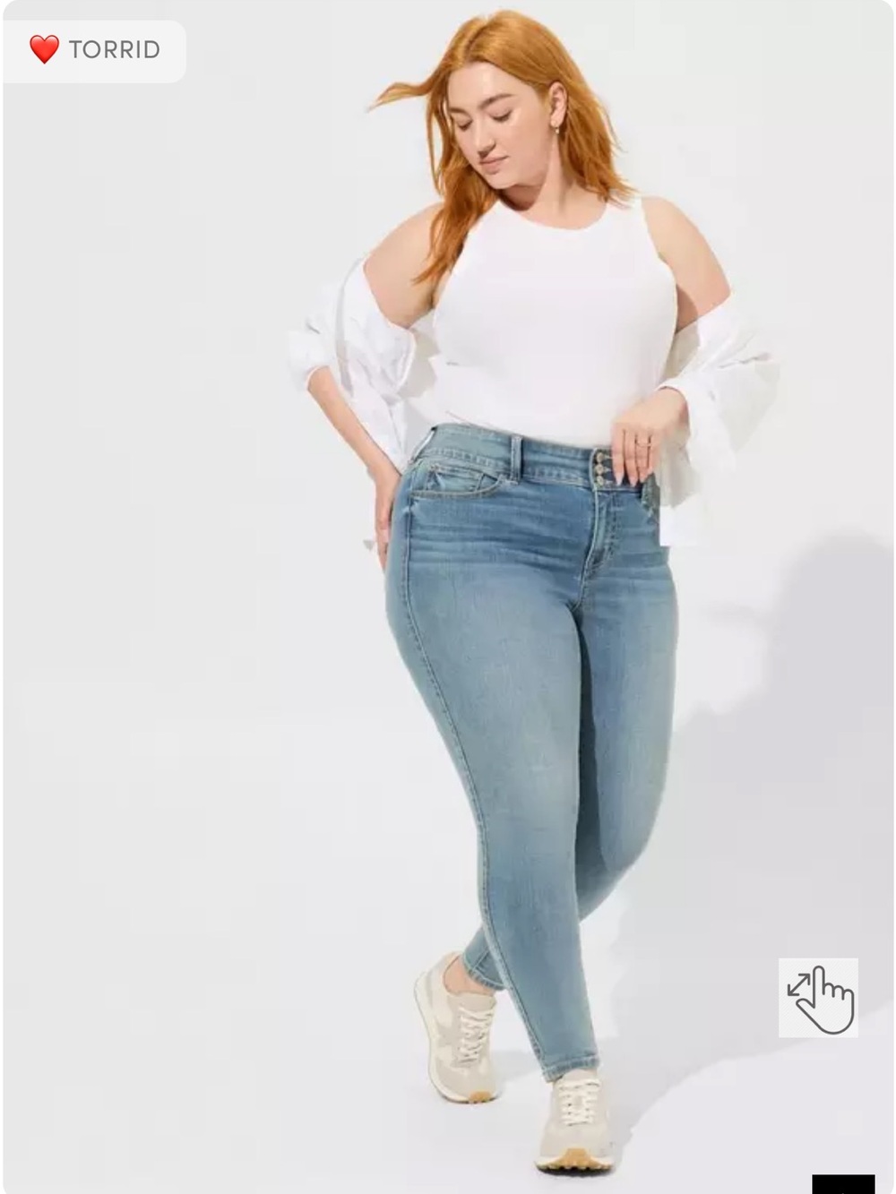 Torrid High-Rise Jegging Skinny Jeans - Light Blue